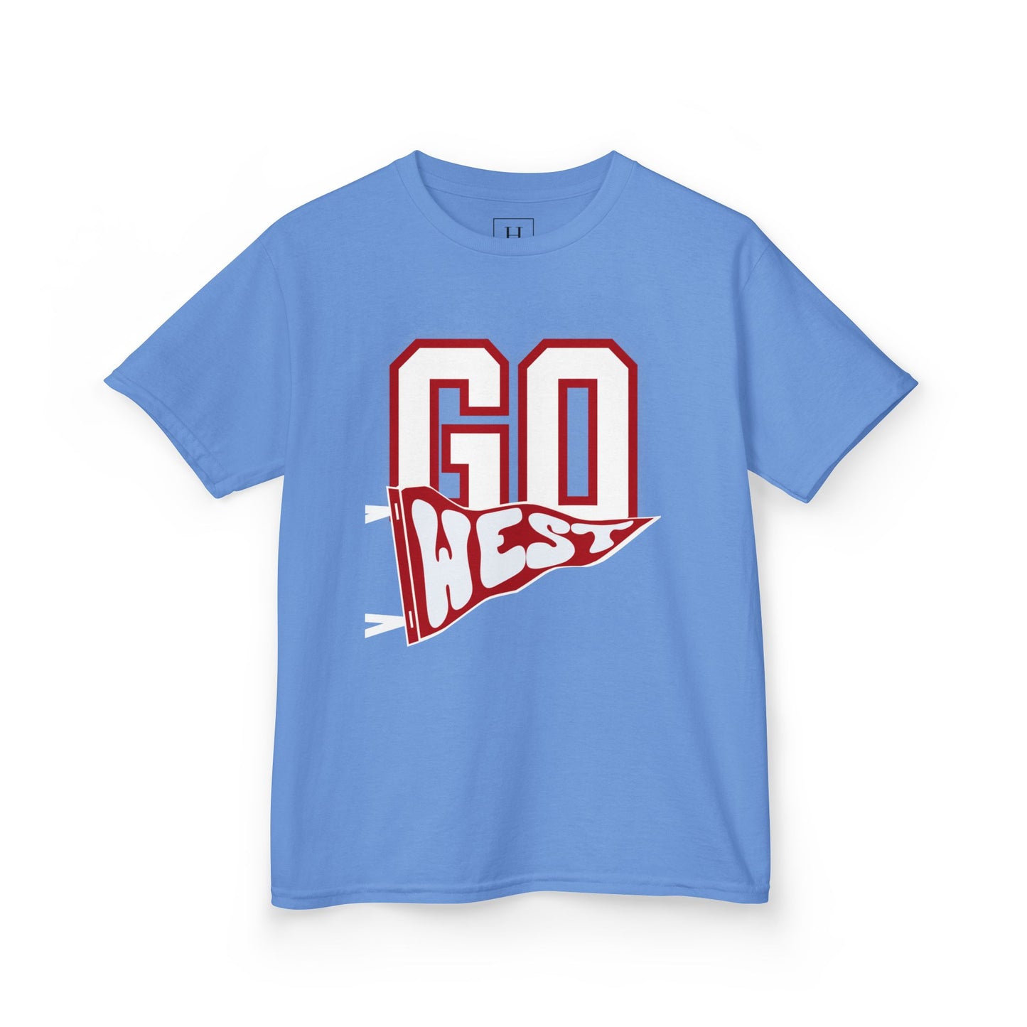 YOUTH -- GO WEST Pennant Flag - Unisex