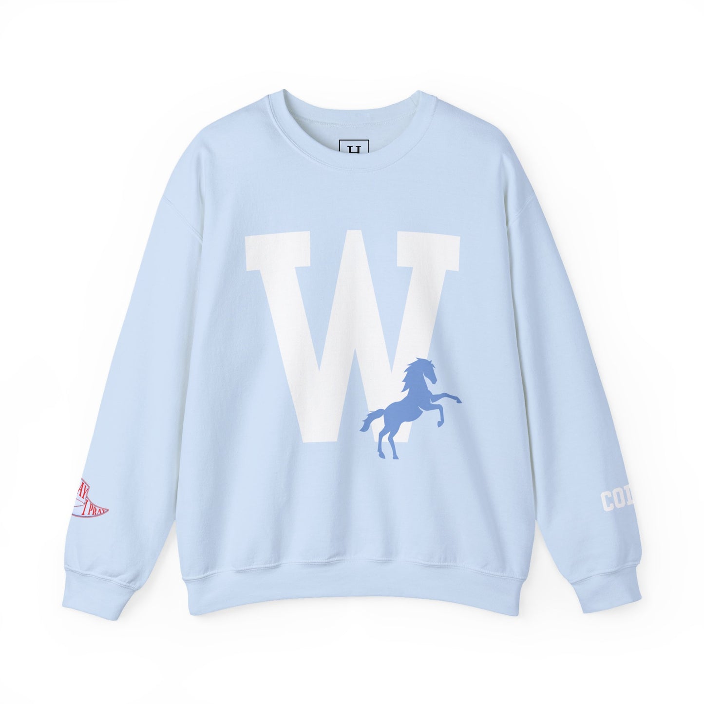 Crewneck Sweatshirt - W HORSE Colts Sweater West Jessamine
