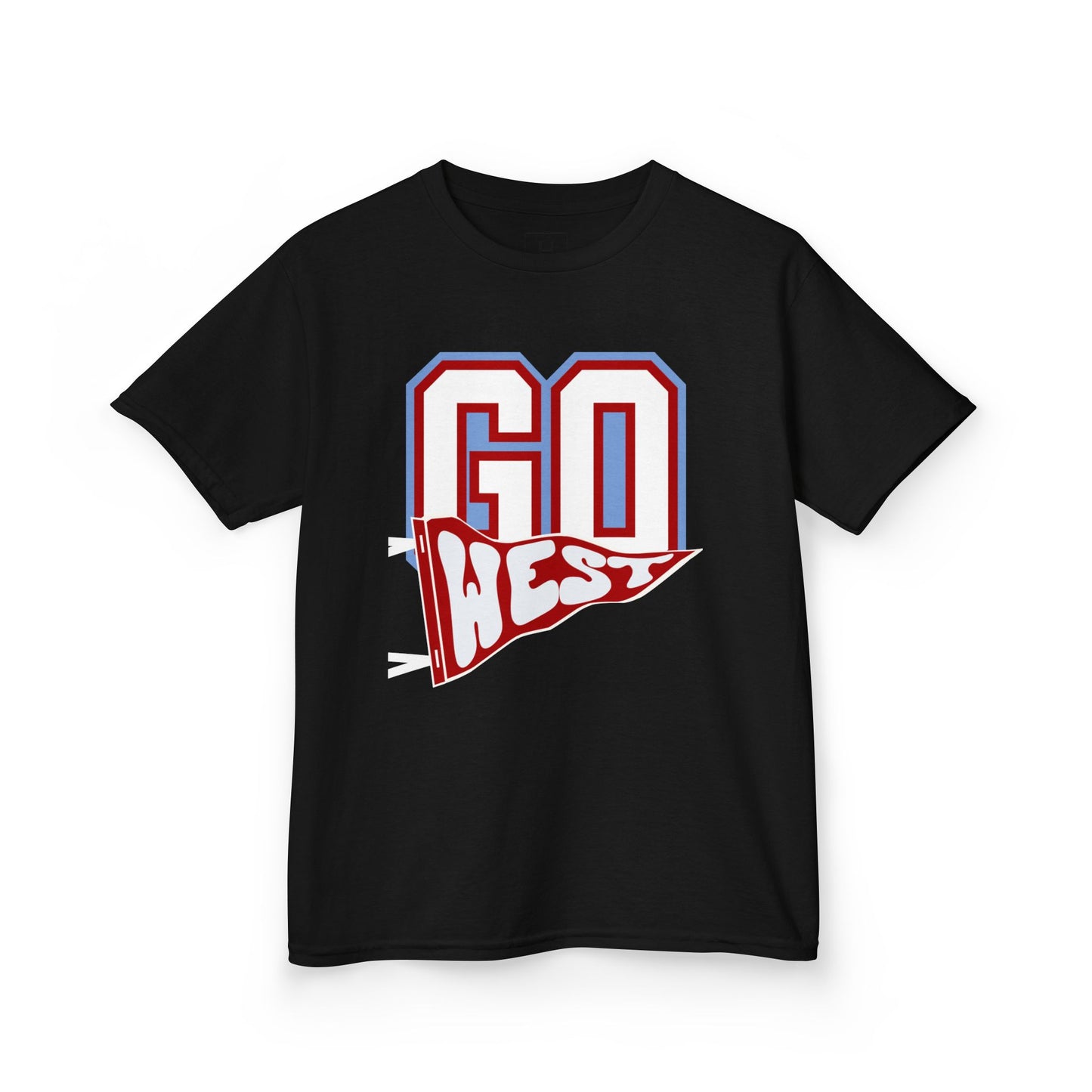 YOUTH -- GO WEST Pennant Flag - Unisex