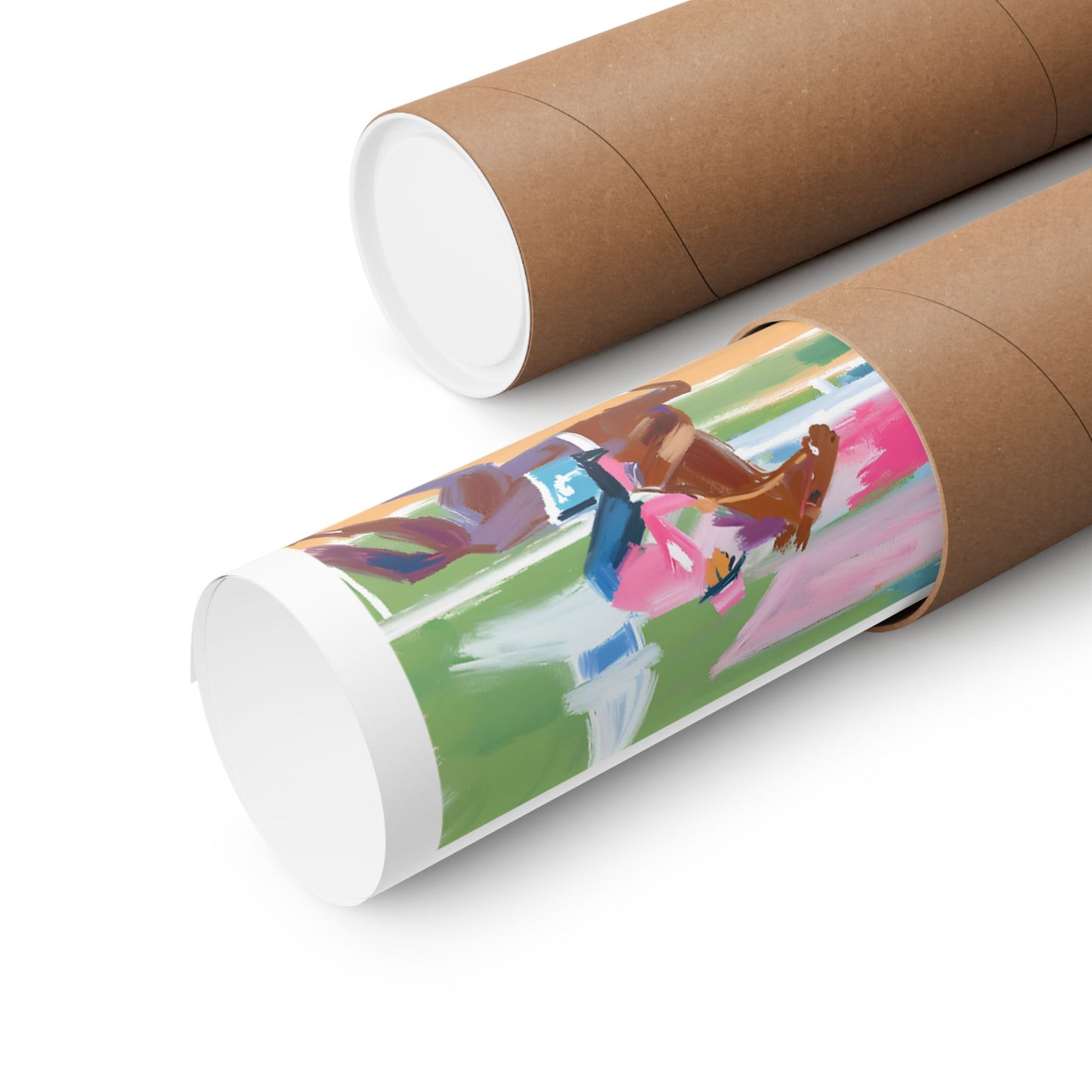 Kentucky Derby Oil on Matte Poster