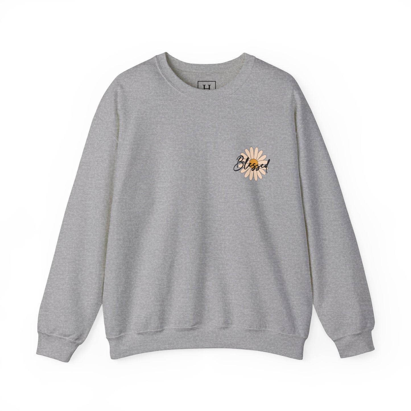 Blessed, Hand Picked By God Christian Sweater (front and back)