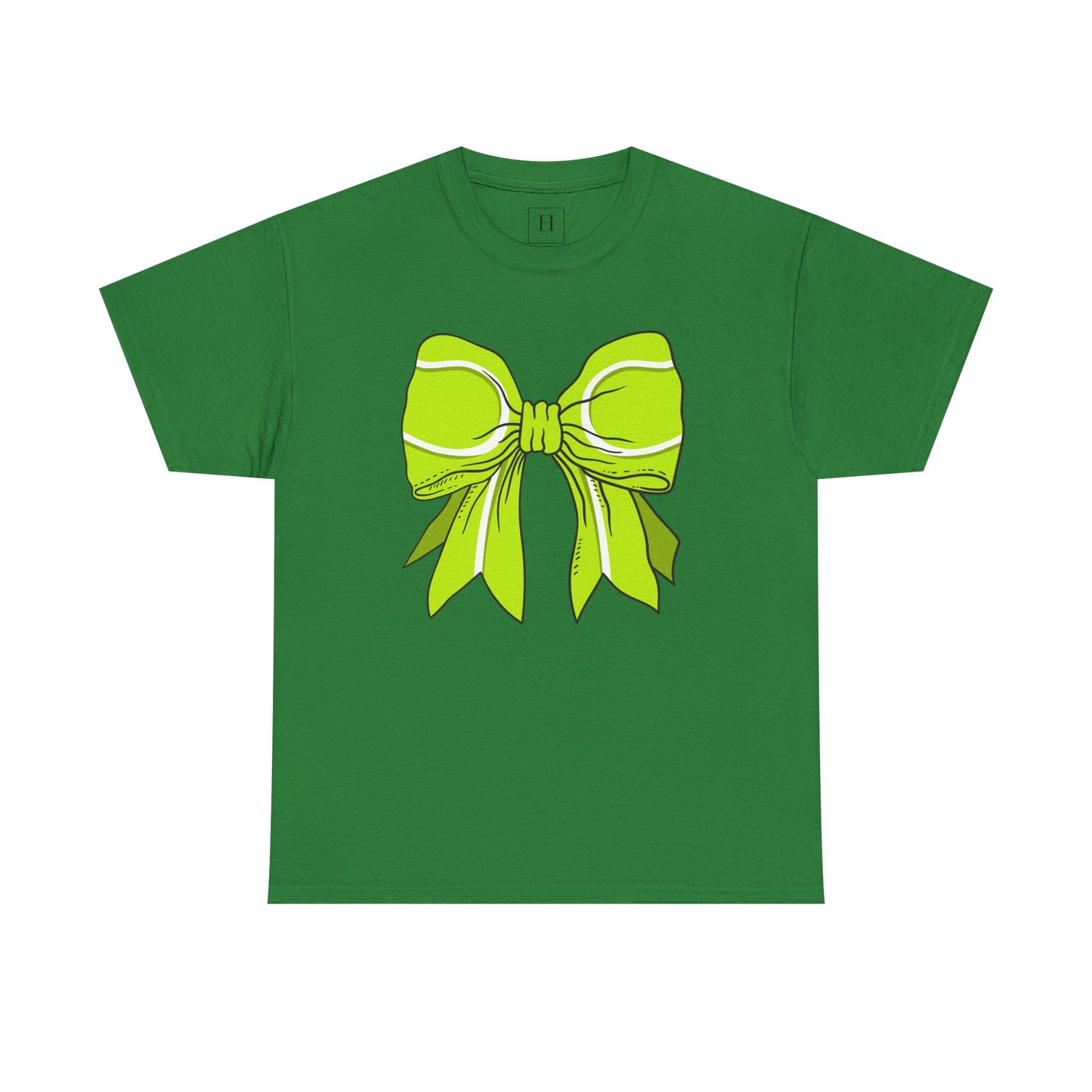 Tennis Sport Bow Tee - Unisex Heavy Cotton