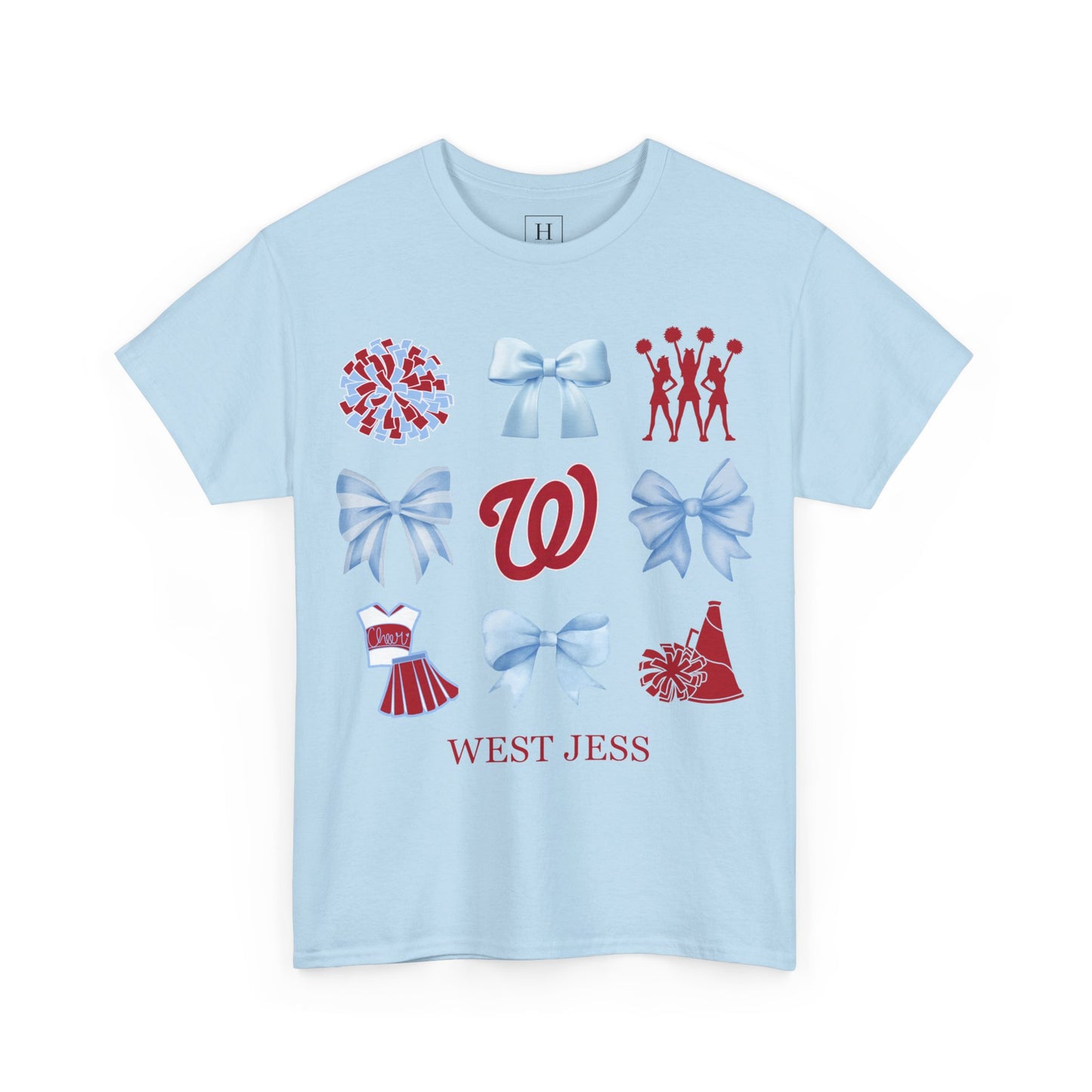 West Jessamine Cheer Coquette Bows Unisex Tee