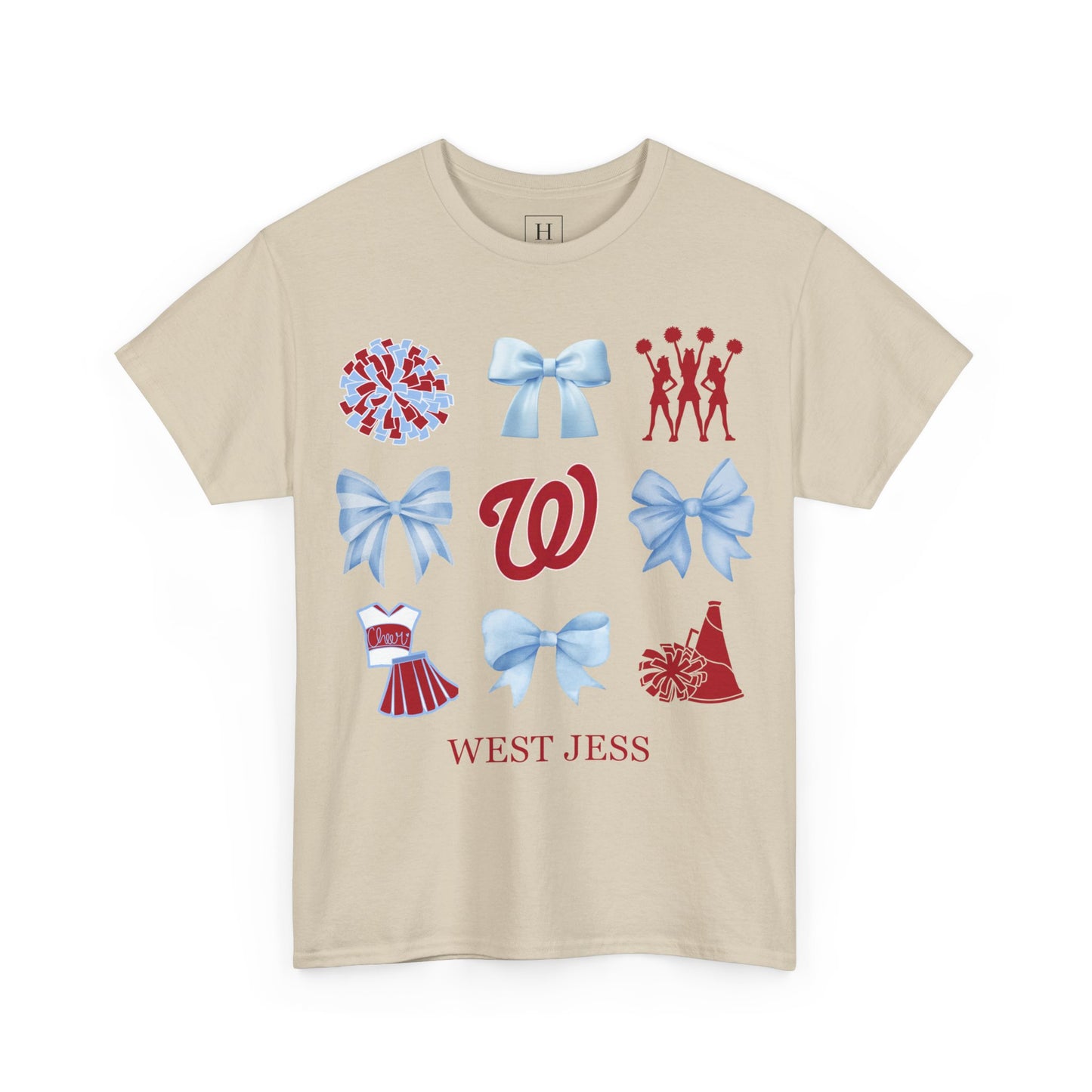 West Jessamine Cheer Coquette Bows Unisex Tee