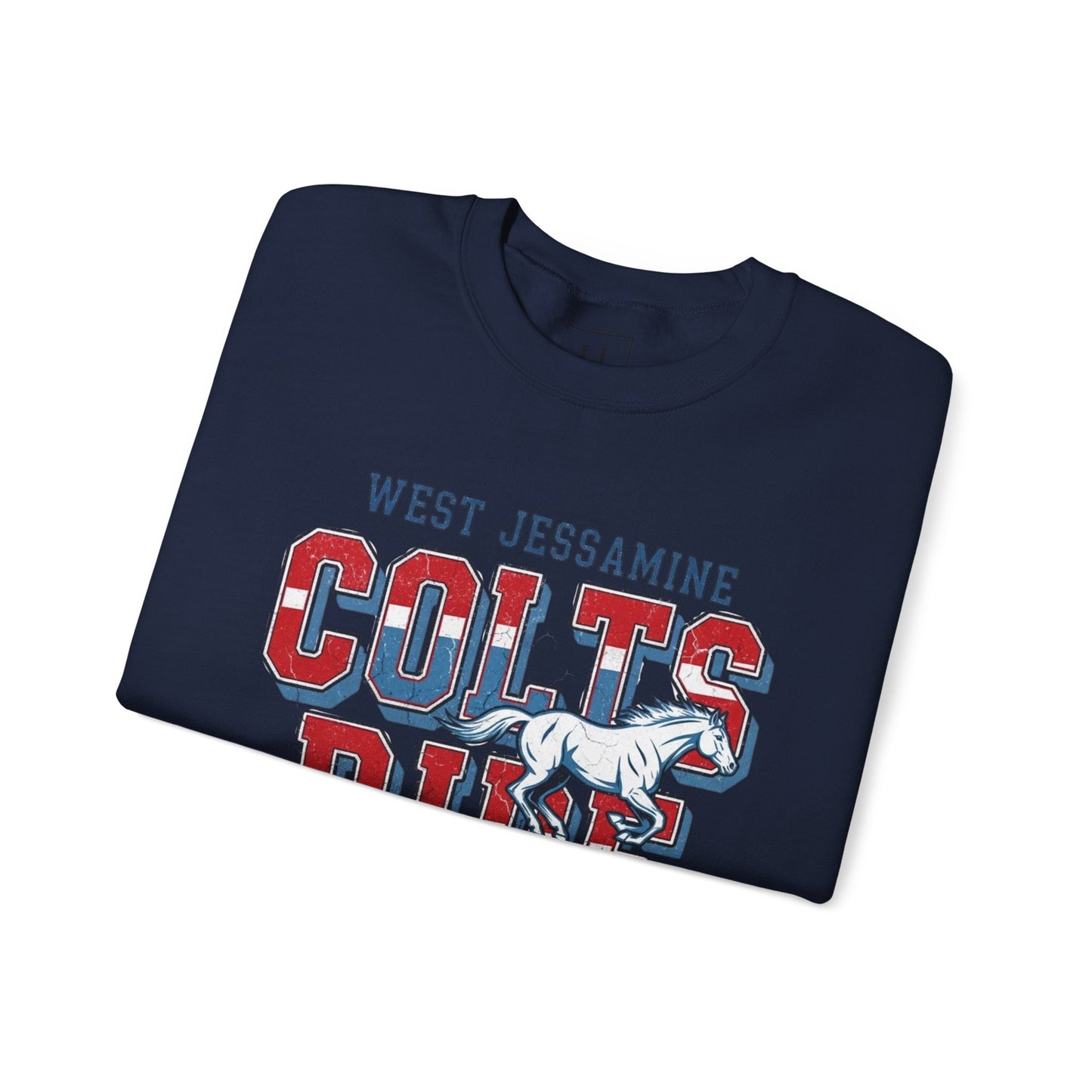 Crewneck Sweatshirt - West Jess RIDE COLTS Sweater