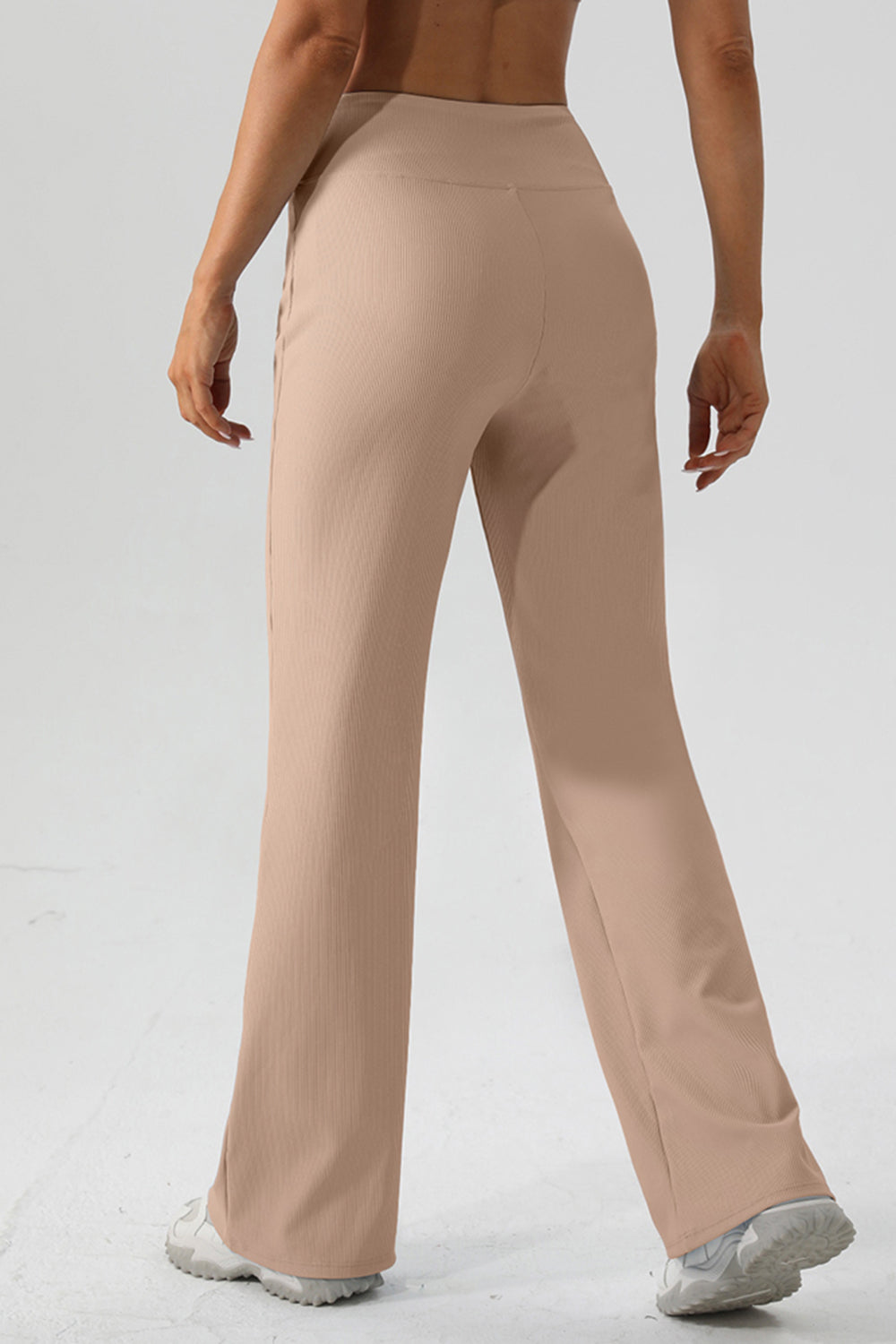 High Waist Straight Flare Active Pants