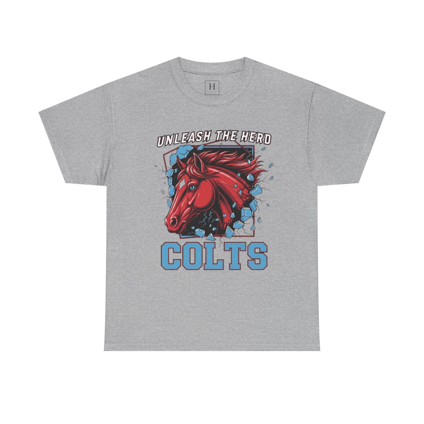 Vintage Horsehead Unisex Tee - Unleash the Herd Design