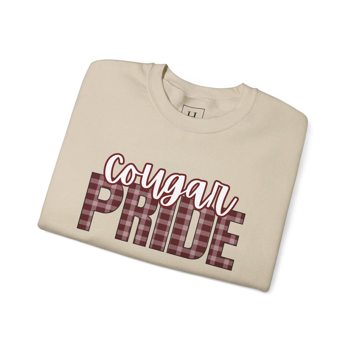Cougar Pride Fall Plaid Sweater
