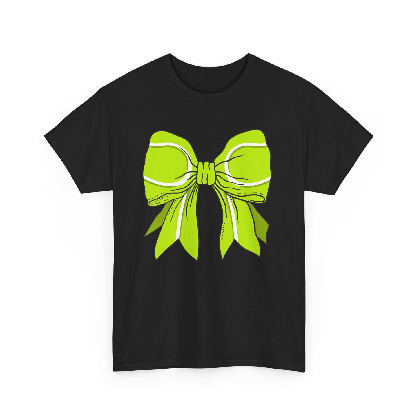 Tennis Sport Bow Tee - Unisex Heavy Cotton