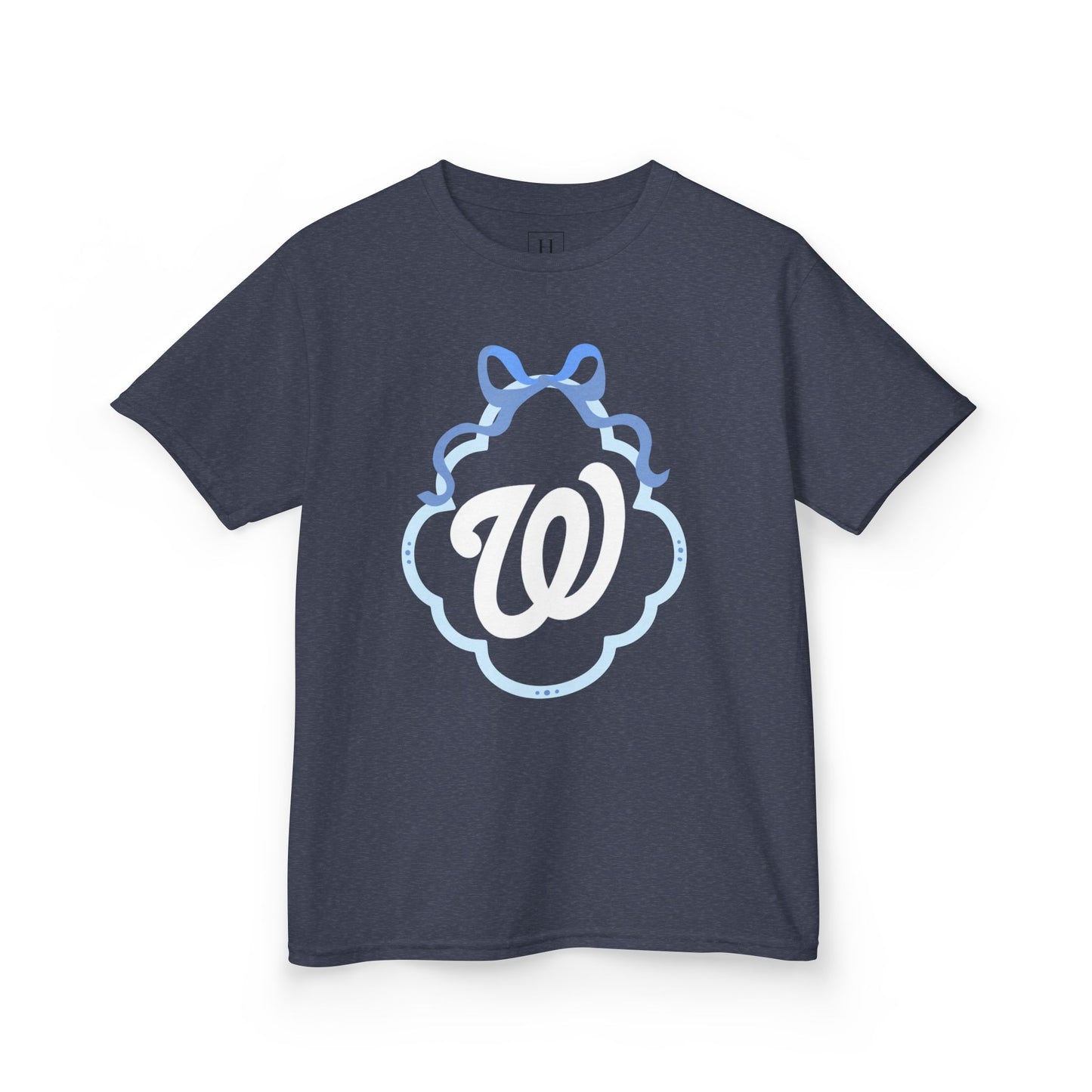 YOUTH - W COQUETTE BLUE BOW & BORDER
