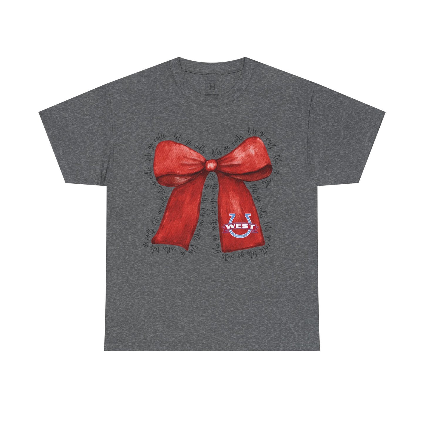 Let's Go Colts Bow - West Horseshoe Logo Unisex T-Shirt