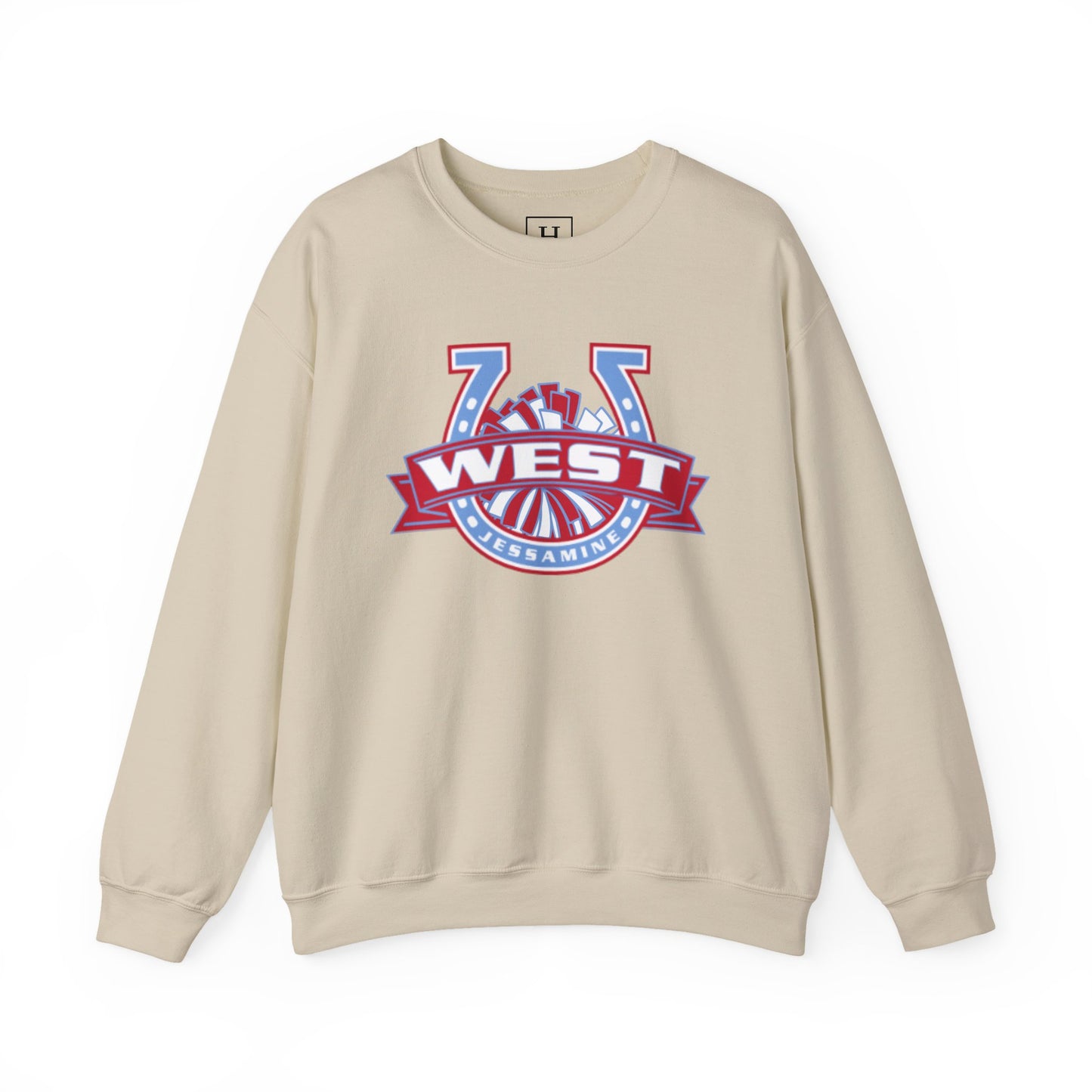 West Jessamine Horseshoe Logo w/ Pom Sweatshirt