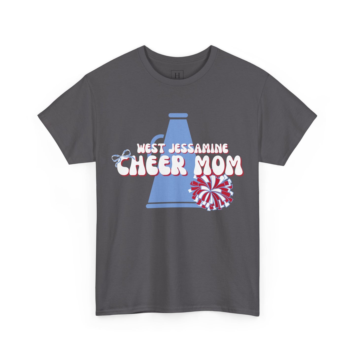 West Jessamine Cheer Mom Megaphone & Pom - Unisex Shirt