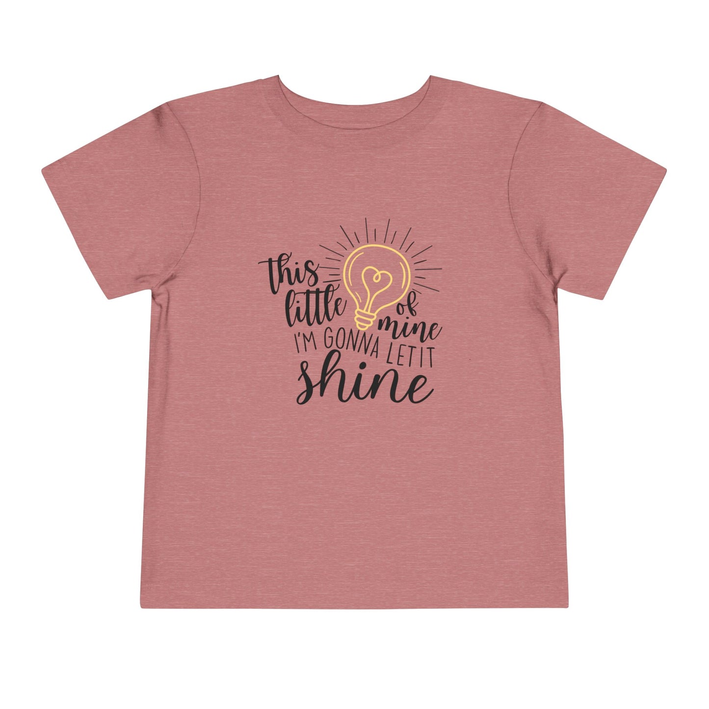Toddler This Little Light Of Mine Christian Heavy Cotton Tee