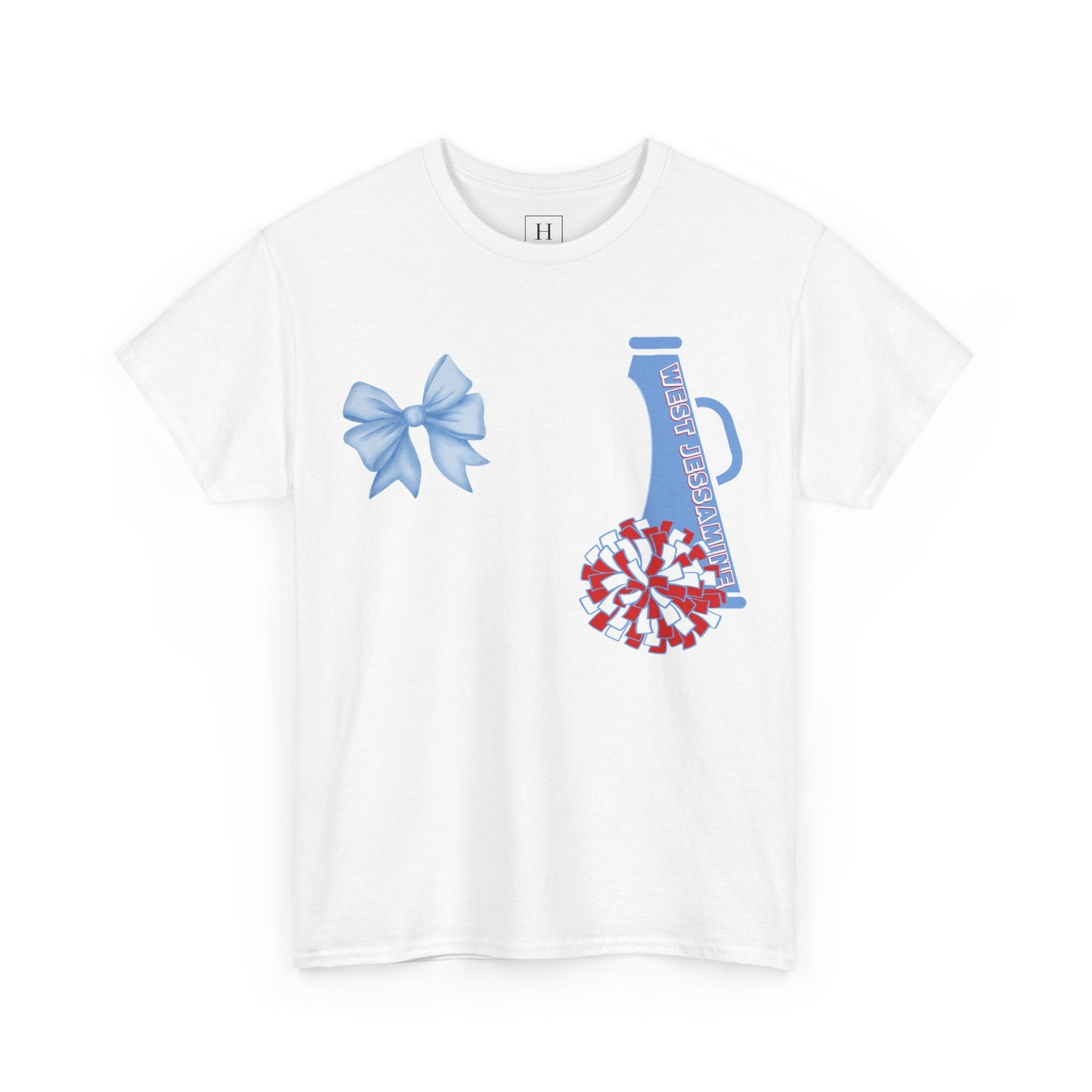 West Jessamine Cheer Bow & Poms - Unisex Shirt