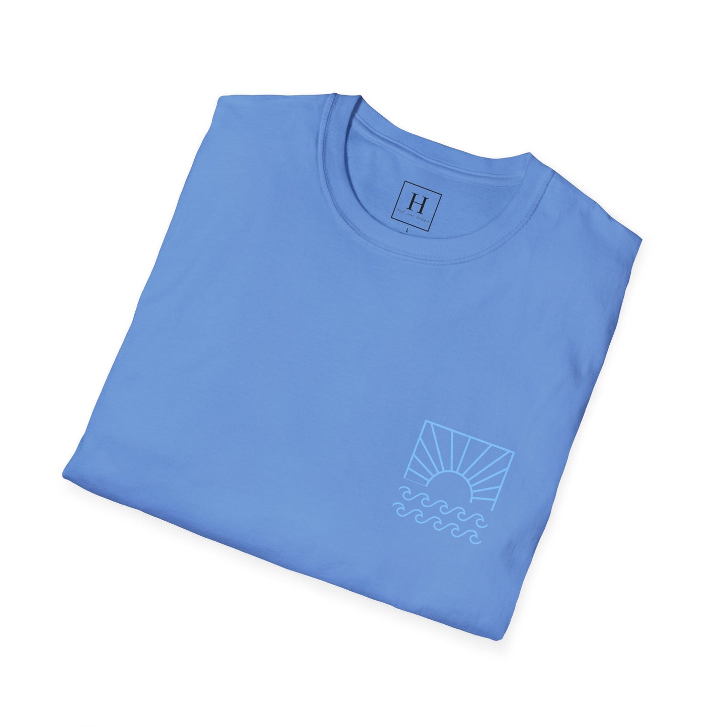 be the light christian bible blue (front and back)