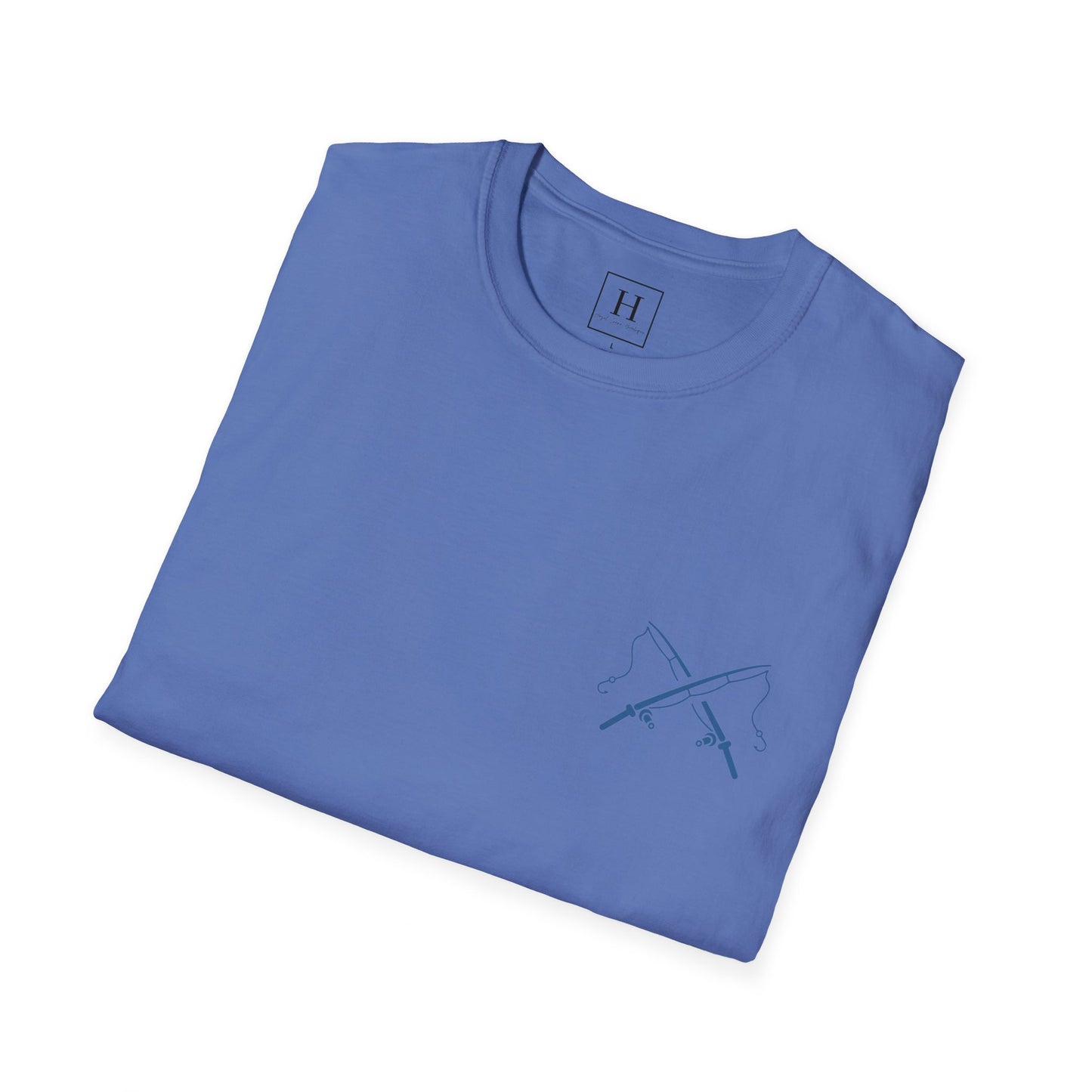 Jesus Made Me A Fisherman Christian T-Shirt (front and back)