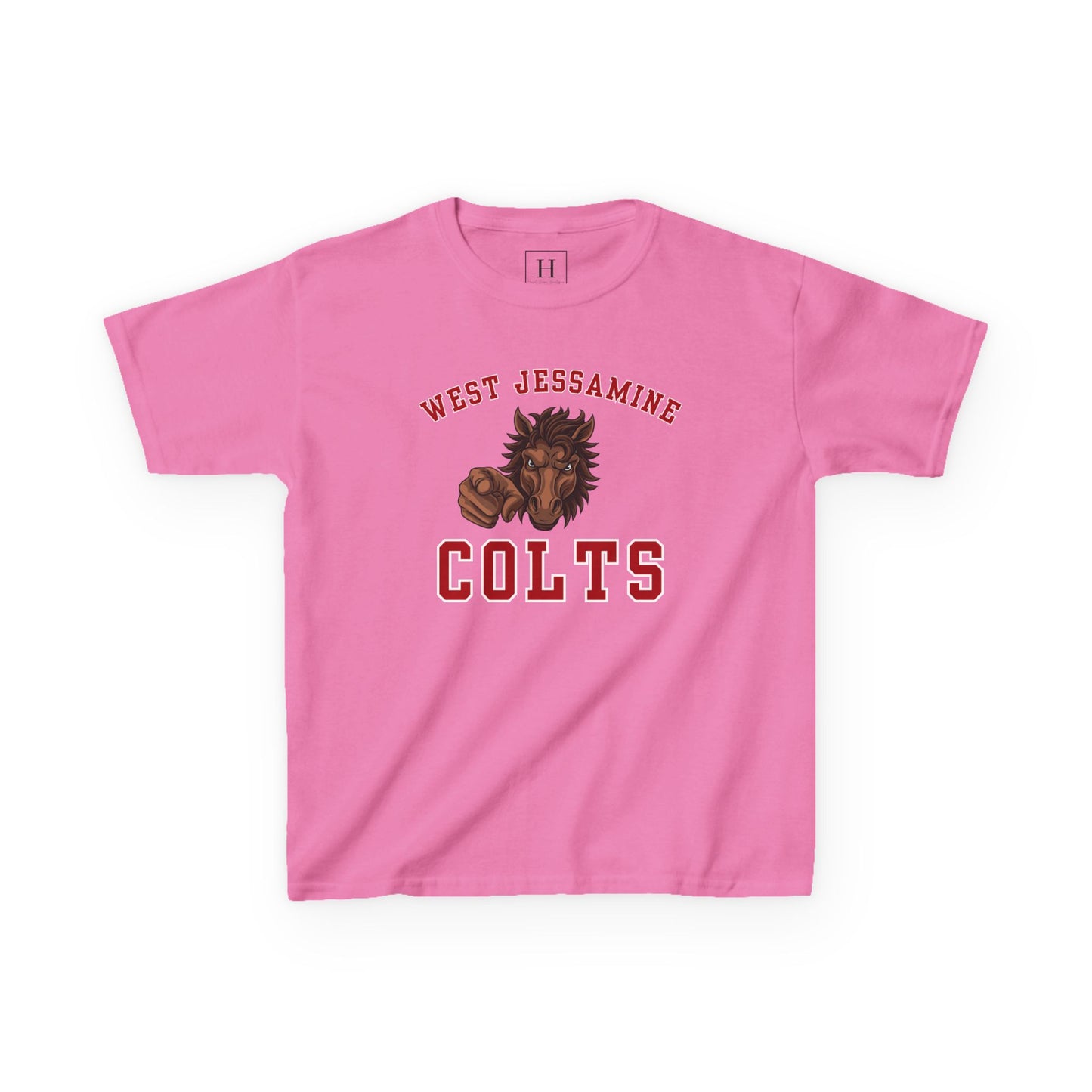 YOUTH --- West Jessamine Colts Mascot - YOU -- Unisex Tee