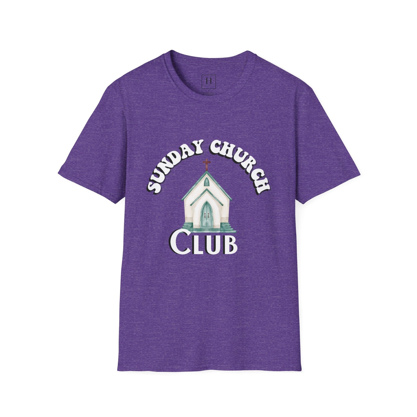 Sunday Church Club Christian T-shirt