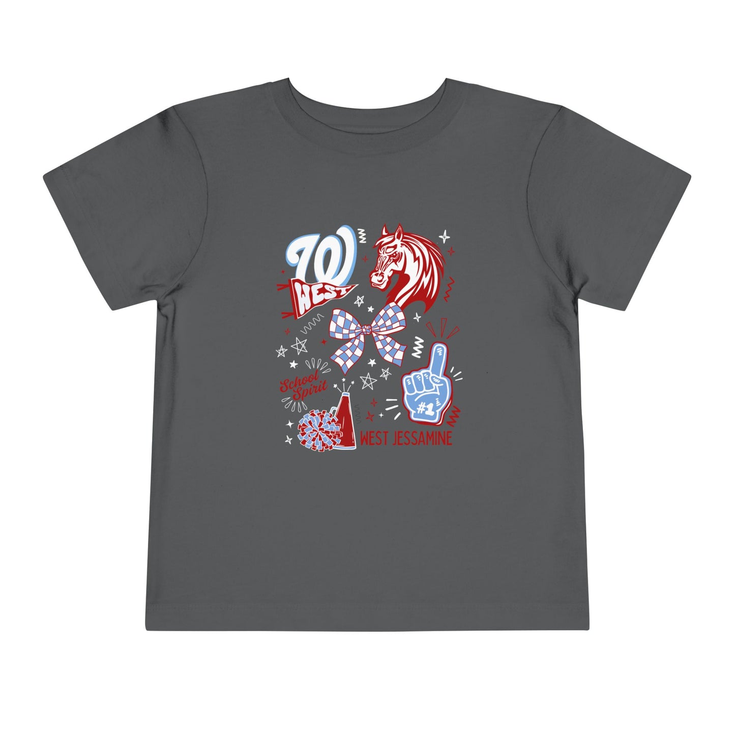 Toddler; West Jessamine Coquette School Spirit - Unisex T-shirt