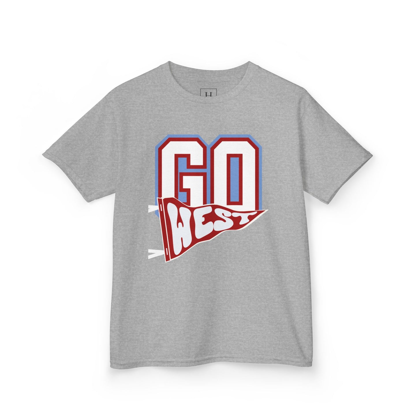 YOUTH -- GO WEST Pennant Flag - Unisex