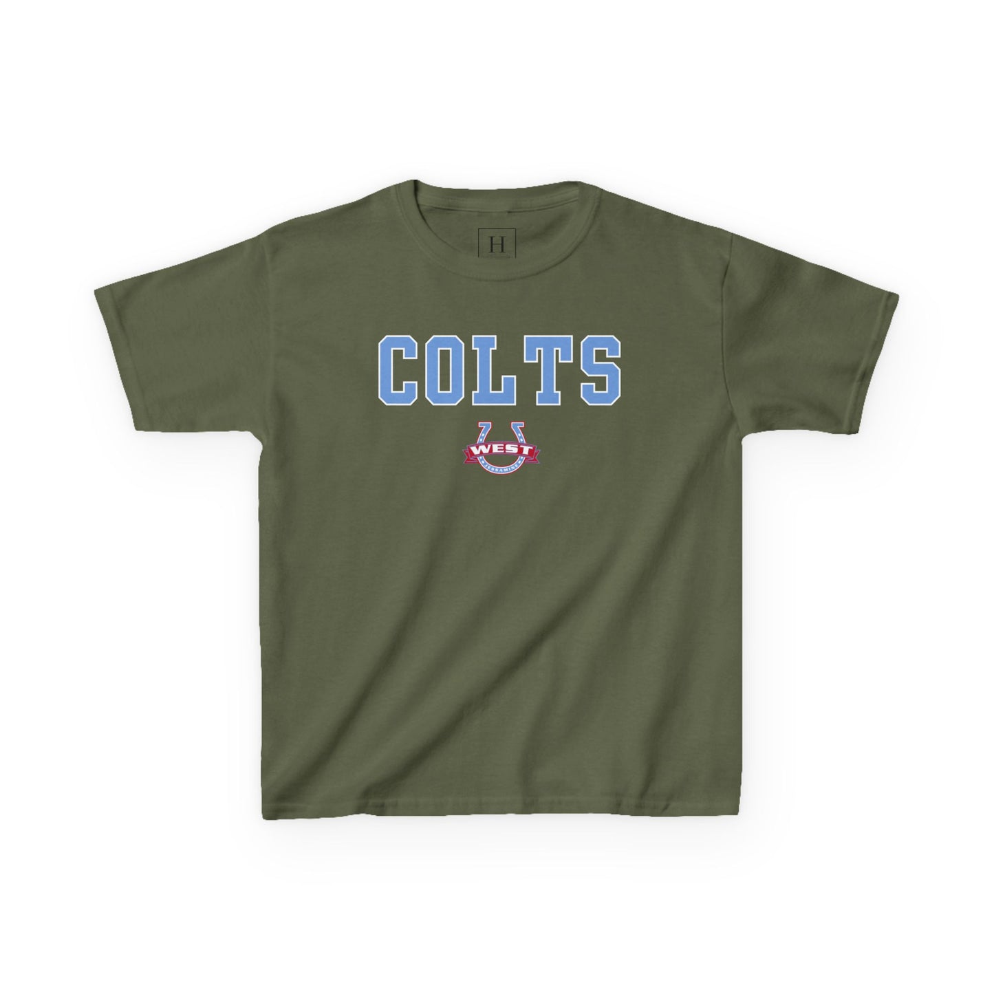 YOUTH --- COLTS - West Horseshoe Logo - Unisex Shirt