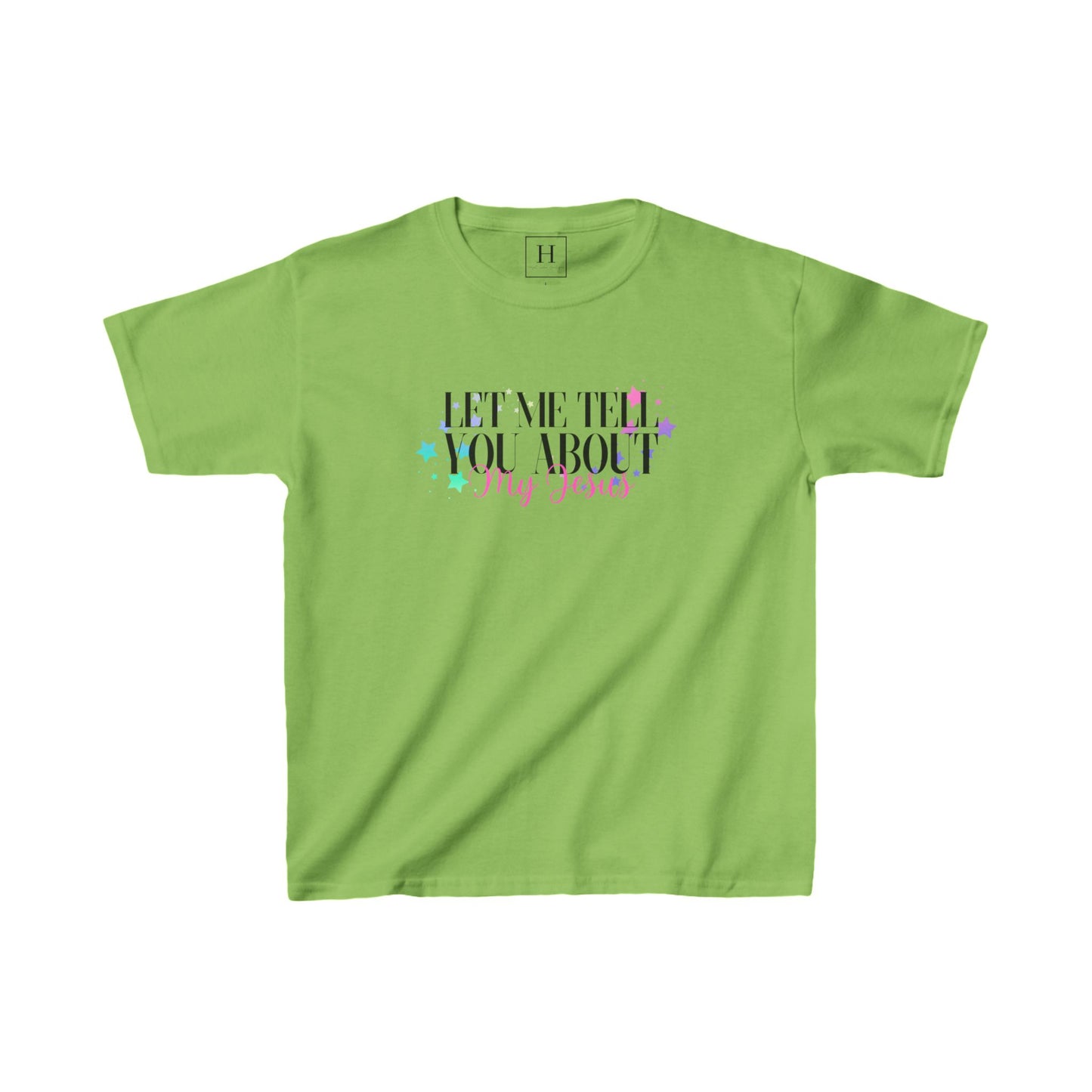 Youth - Let Me Tell You About My Jesus Christian Heavy Cotton Tee