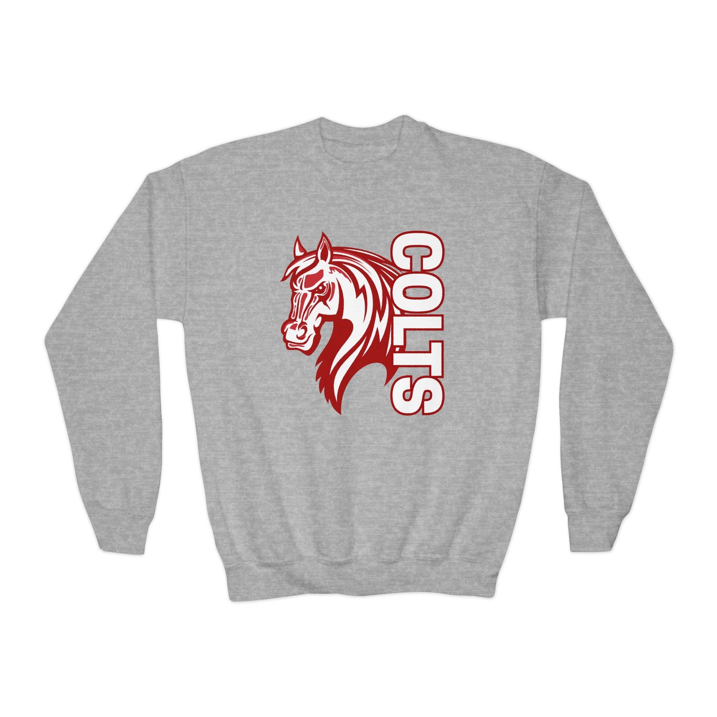 YOUTH -- Colts Mascot Head Horse West Jessamine Sweater