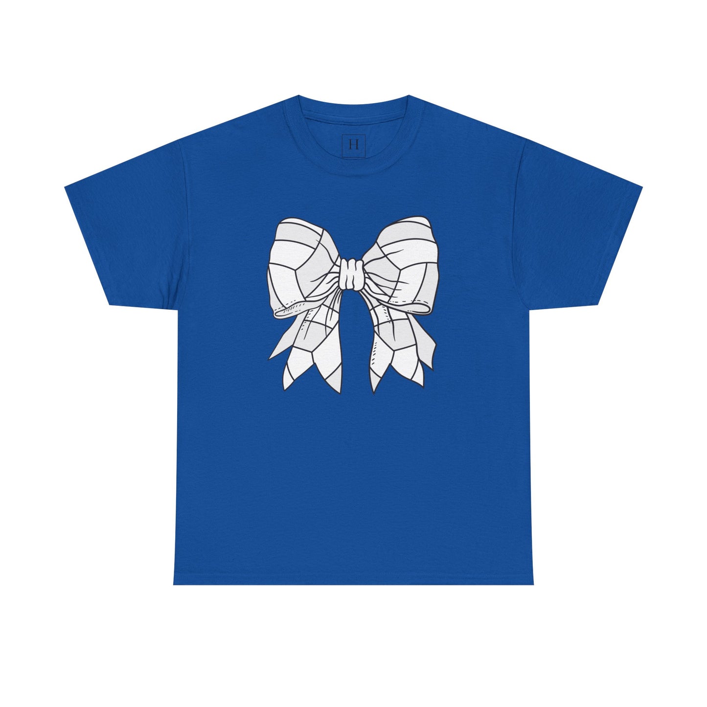 Volleyball Sport Bow Tee - Unisex Heavy Cotton