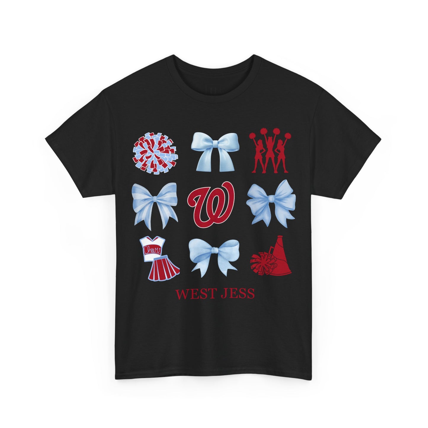 West Jessamine Cheer Coquette Bows Unisex Tee