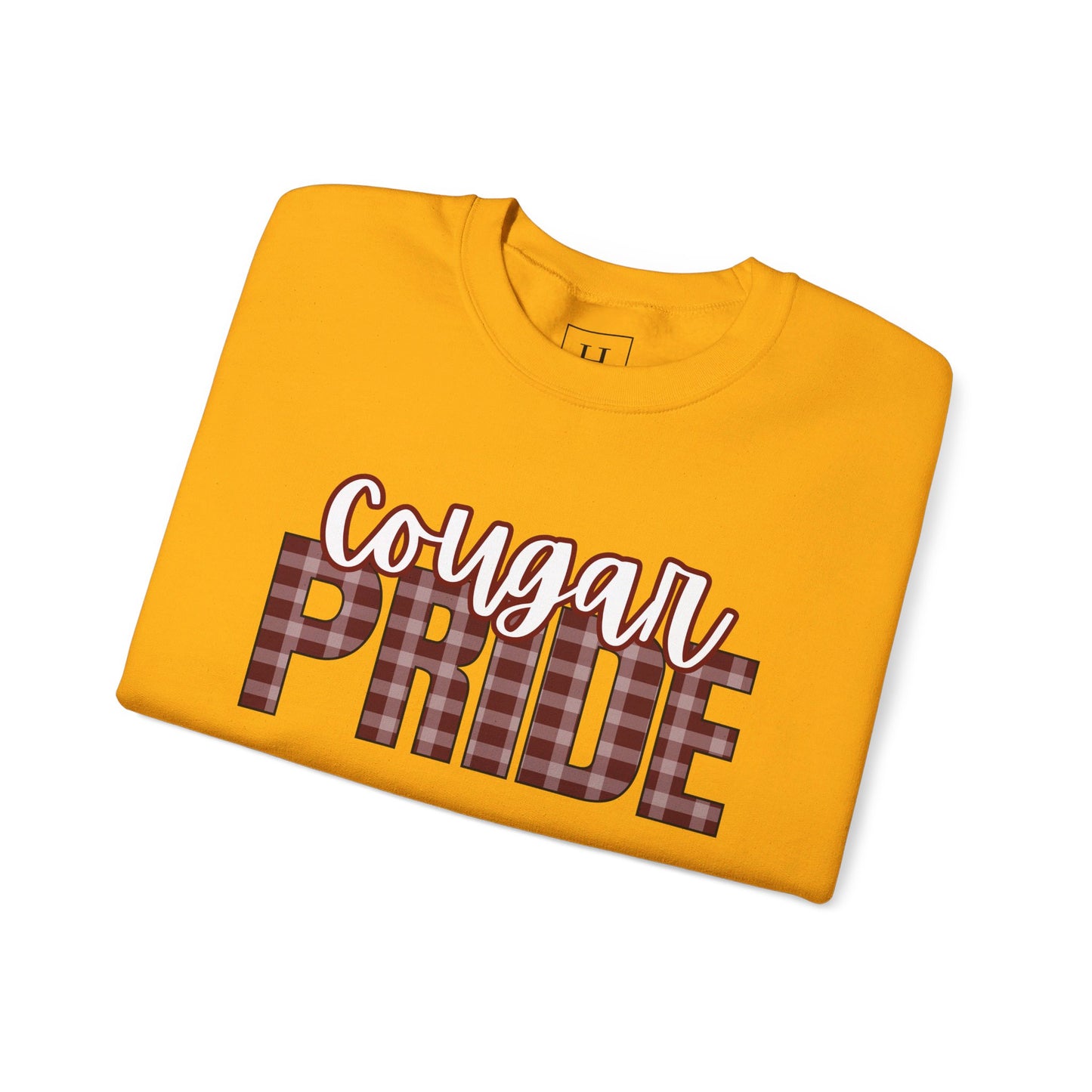 Cougar Pride Fall Plaid Sweater