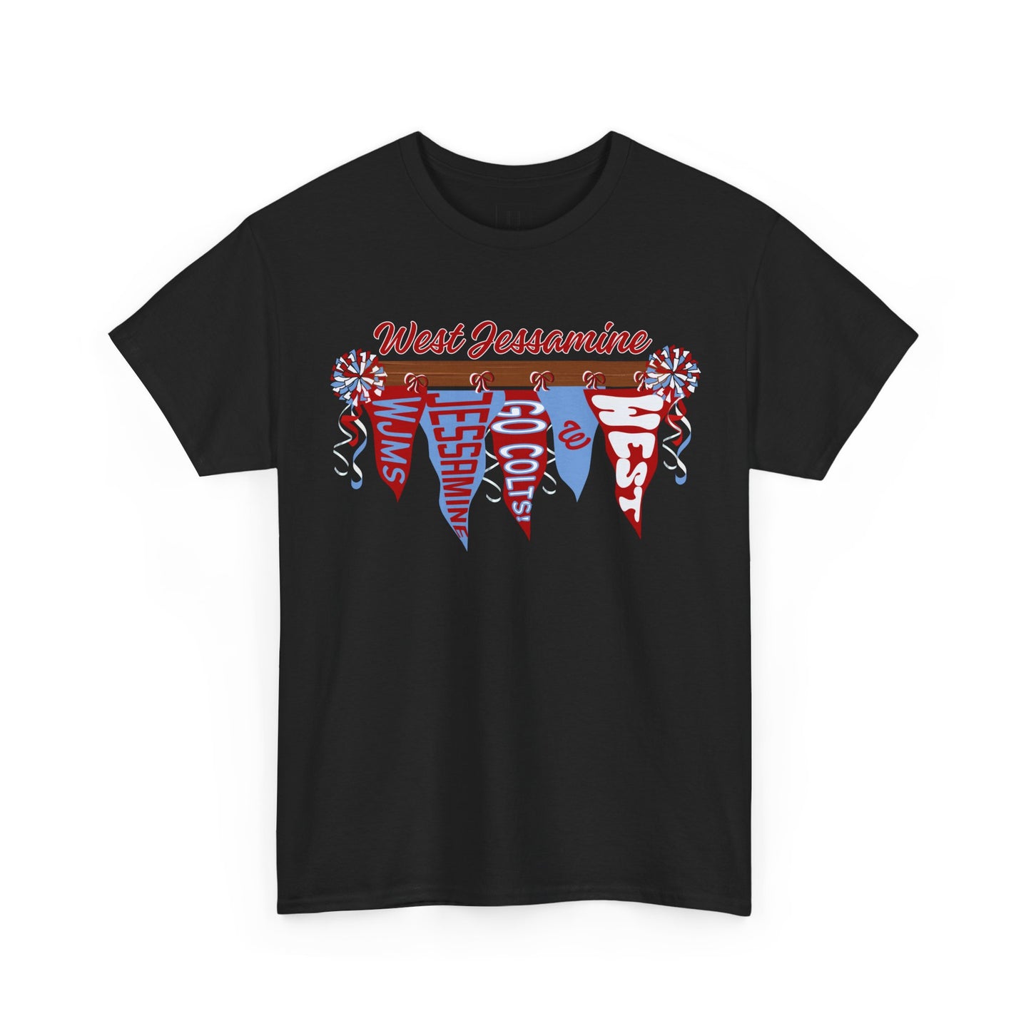 West Jessamine Pennant Flag Colts Cheer Pom - Unisex Shirt
