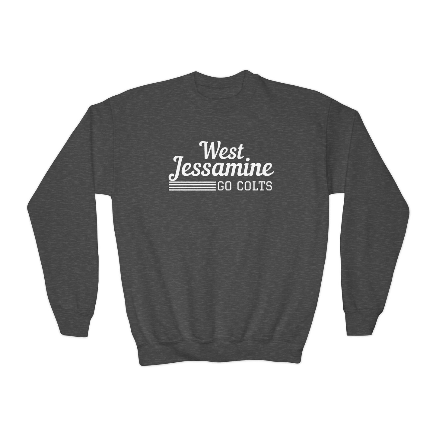 Youth Crewneck Sweatshirt - West Jessamine Colts - Unisex