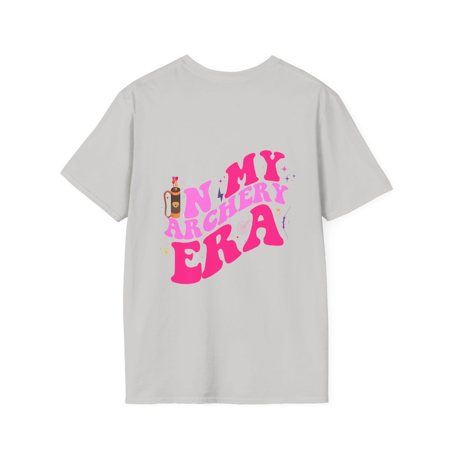 in my archery ERA pink tshirt