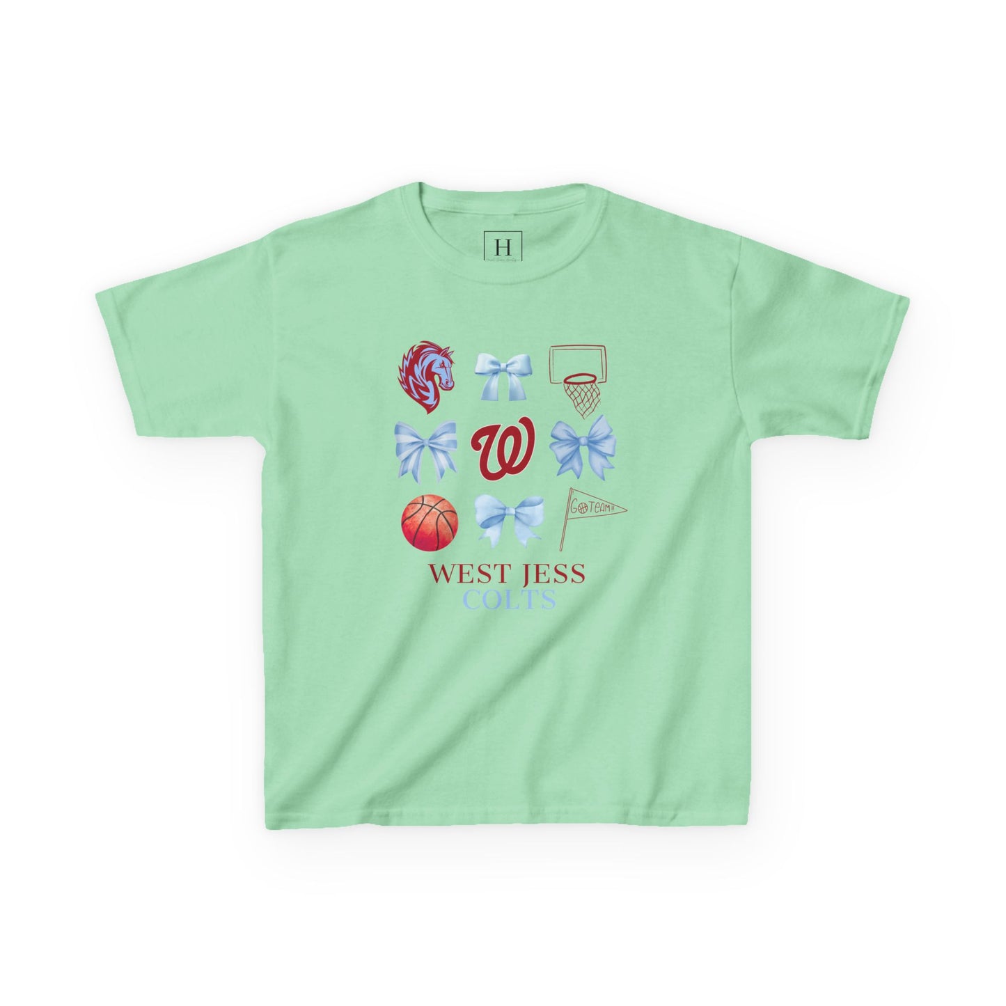 YOUTH --- West Jessamine Basketball Coquette Unisex Tee
