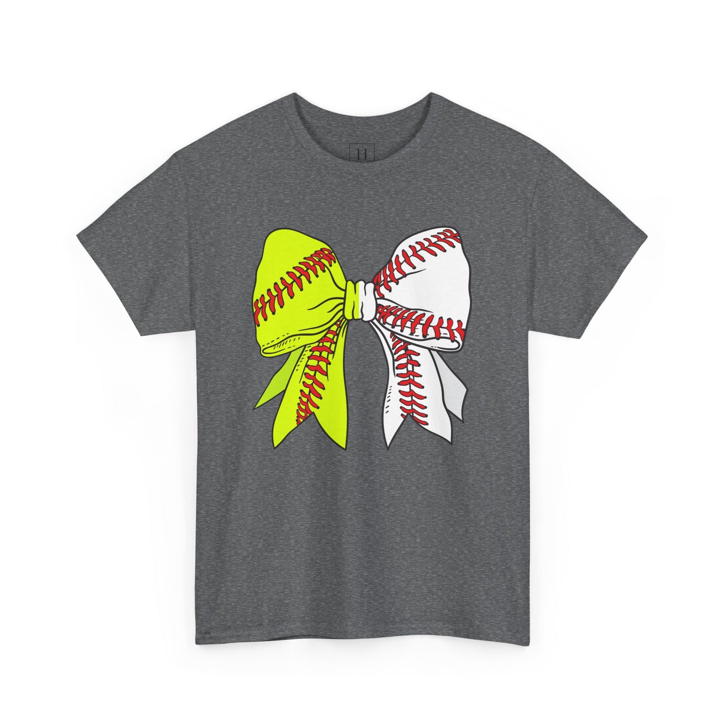 Softball Baseball Bow Unisex Tee - Sports Mama