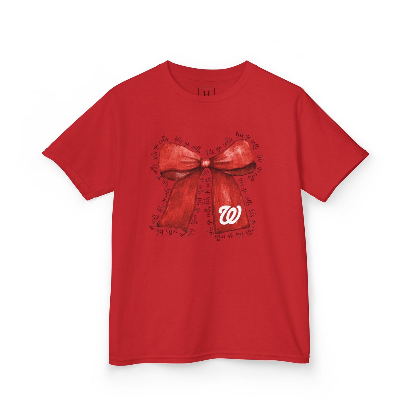 YOUTH - Let's Go Colts Bow - W Logo Unisex T-Shirt