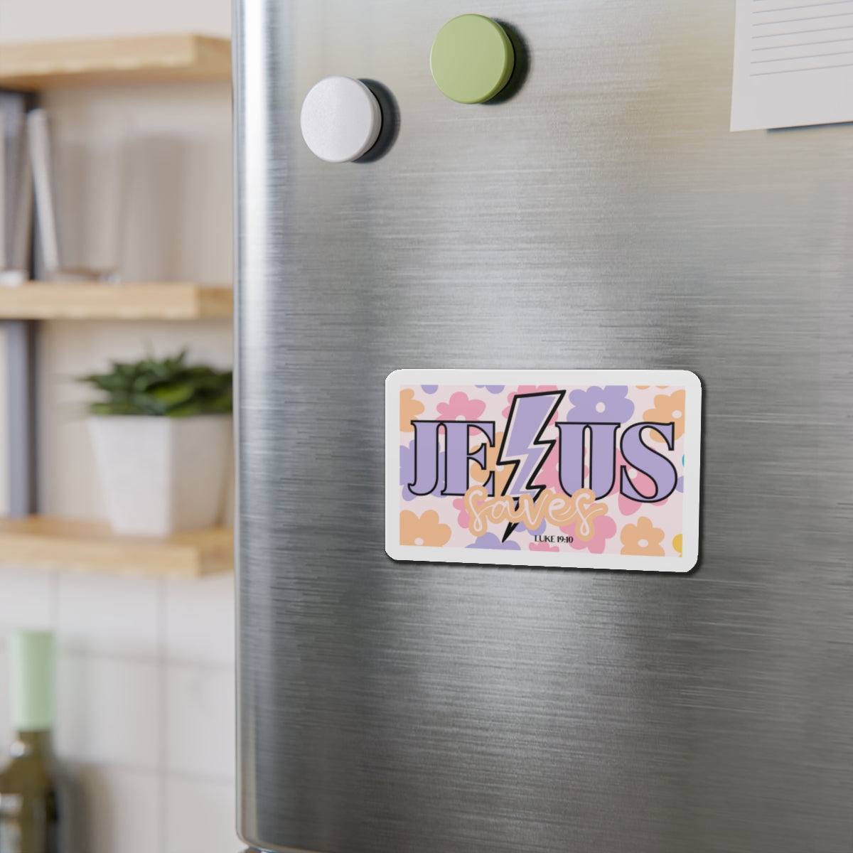 Jesus saves christian Magnets
