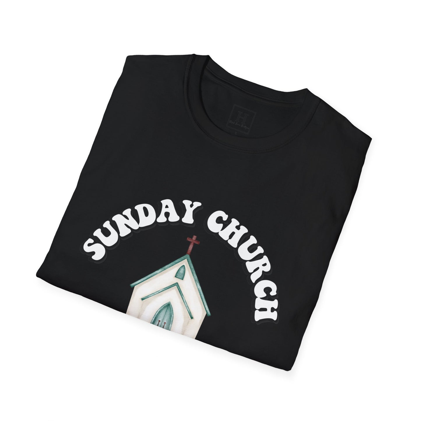 Sunday Church Club Christian T-shirt