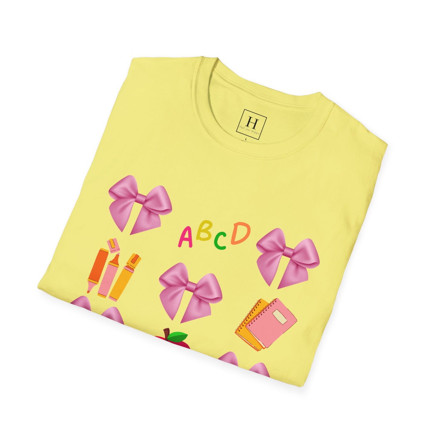 Teachers Life Bow T-Shirt (Front Only)