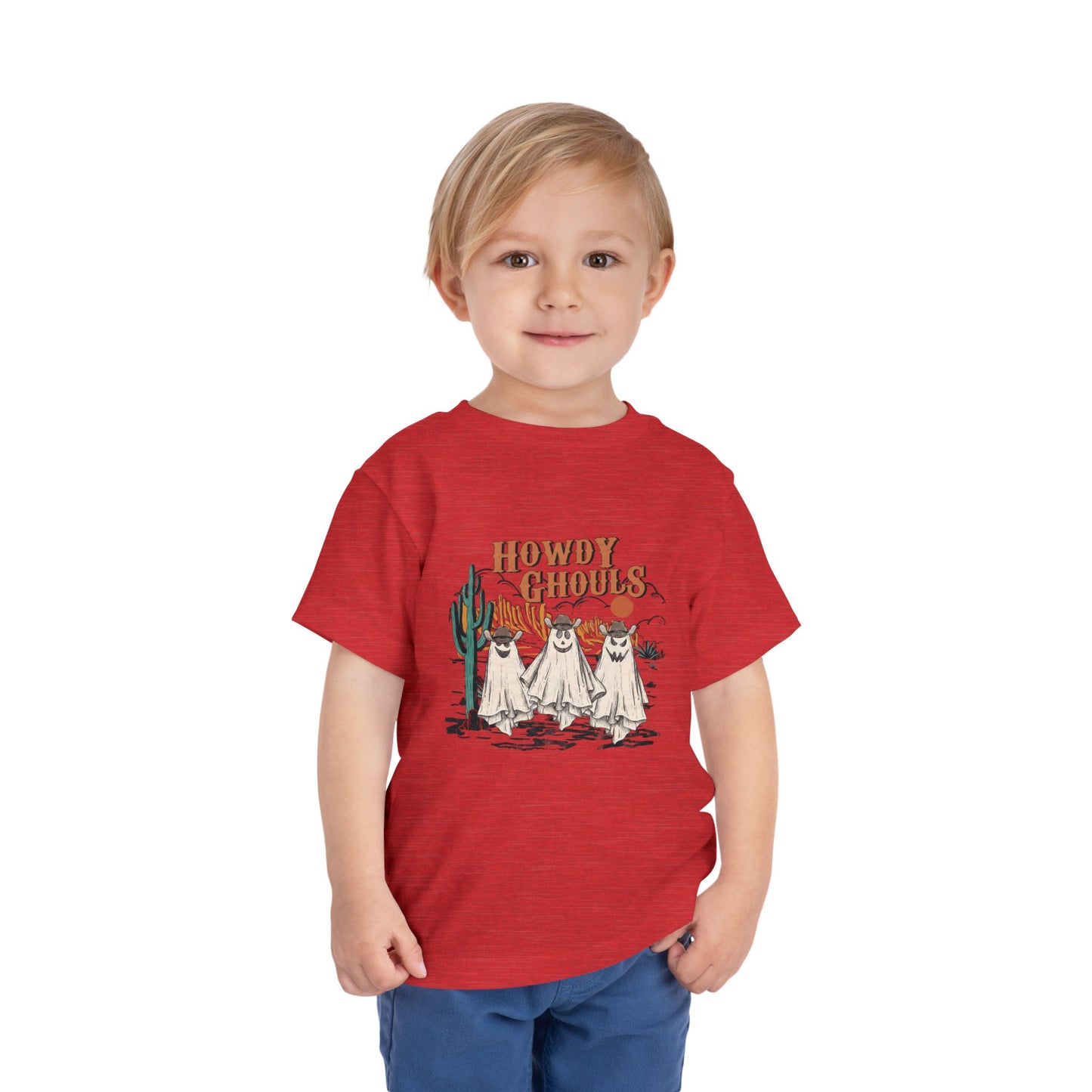 Toddler Howdy Ghouls Halloween T-shirt