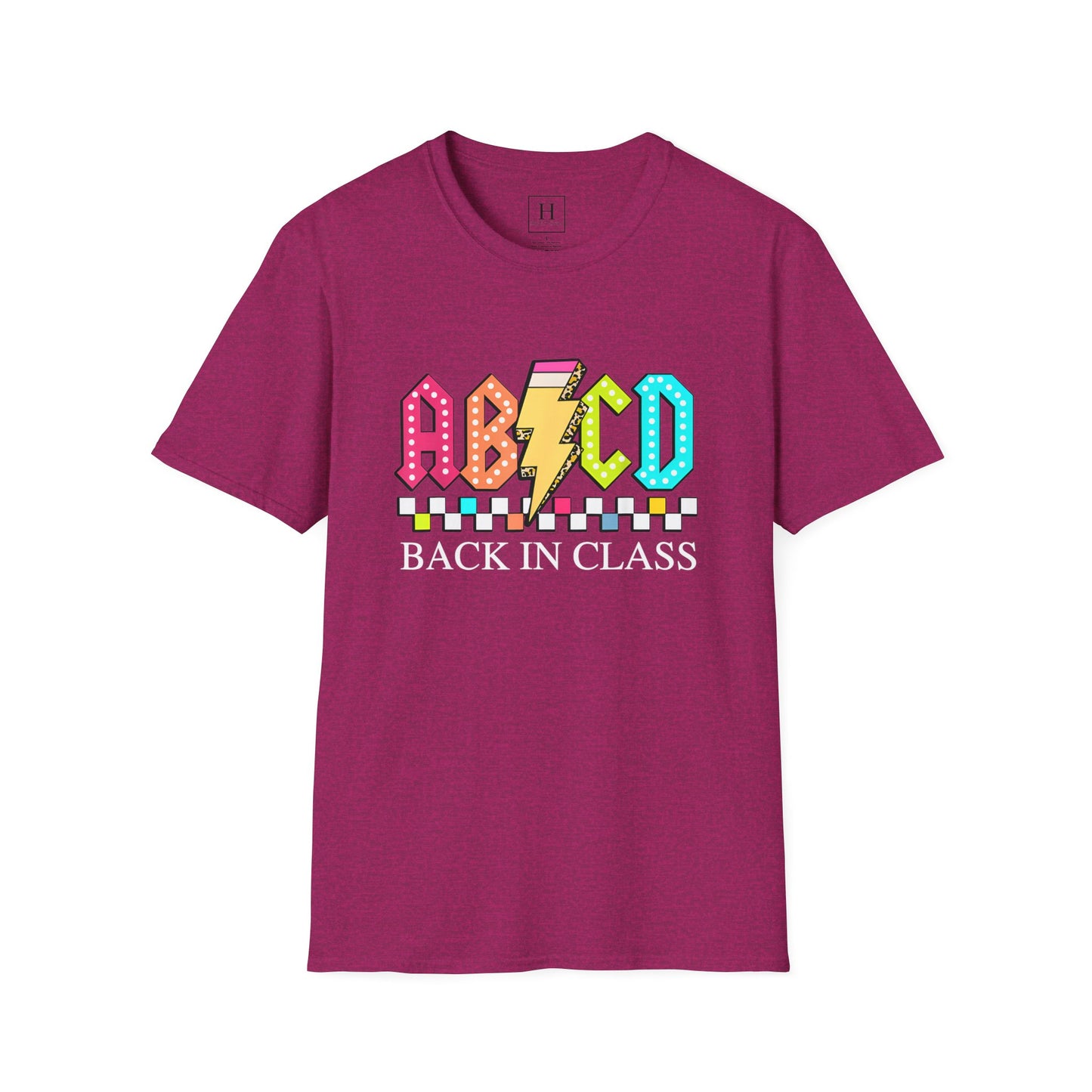 ABCD TOUR Teacher T-Shirt (Front & Back)