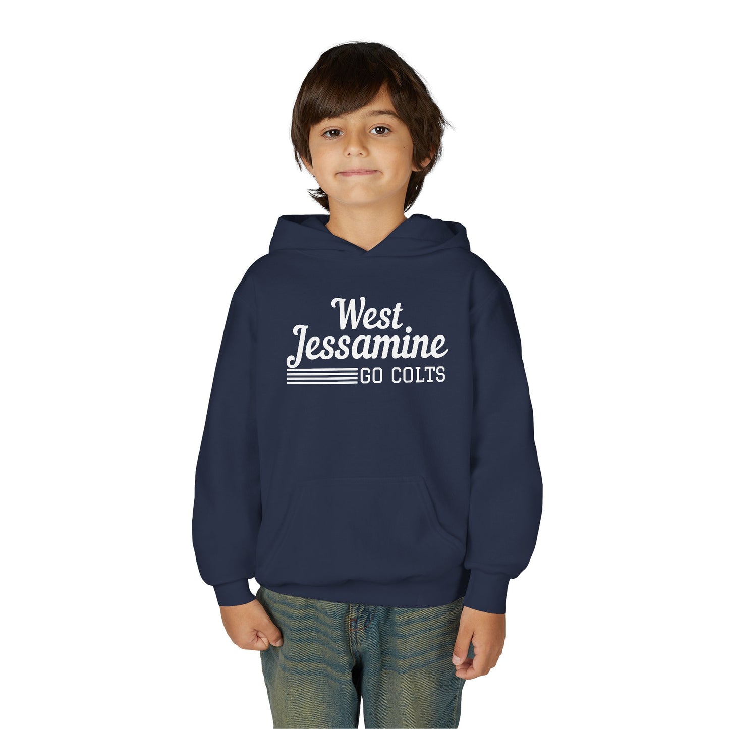 Youth Crewneck HOODIE - West Jessamine Colts - Unisex