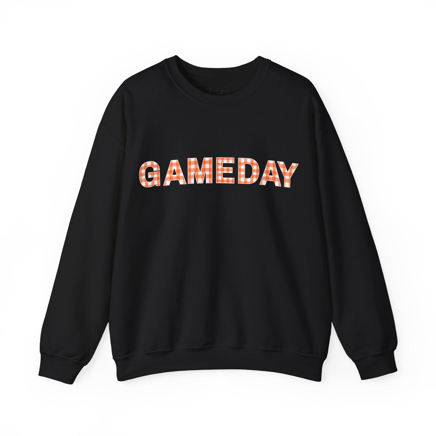 Game Day Orange Plaid Sweater