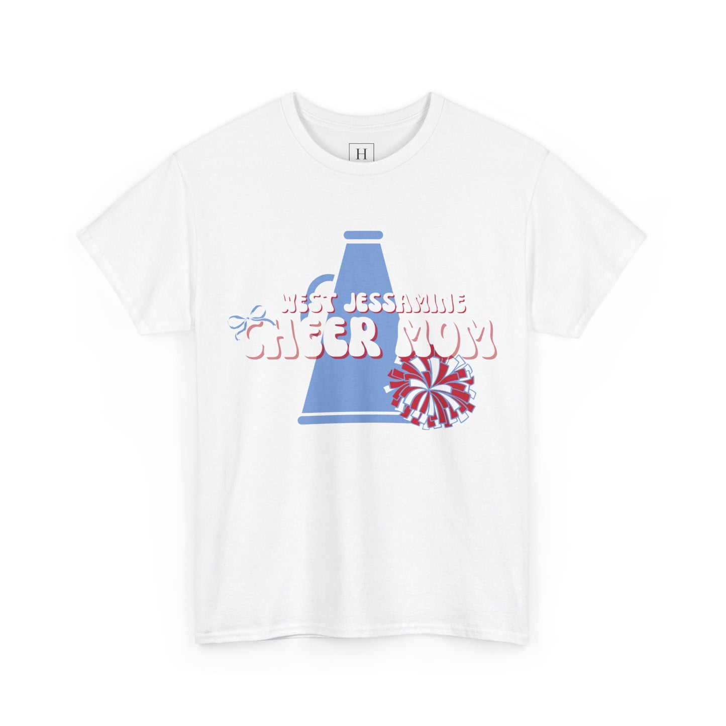 West Jessamine Cheer Mom Megaphone & Pom - Unisex Shirt