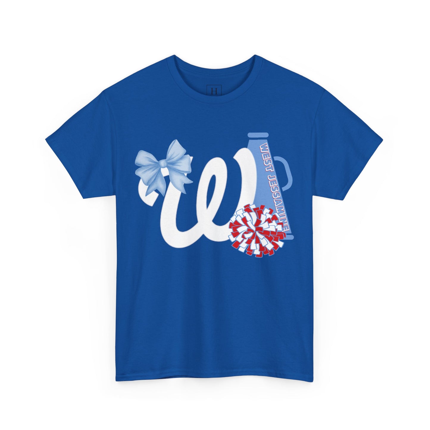 West Jessamine Cheer Bow & Poms - Unisex Shirt