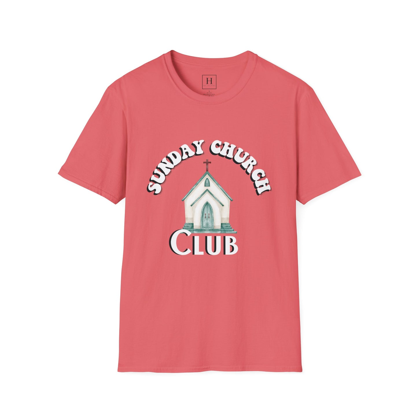 Sunday Church Club Christian T-shirt