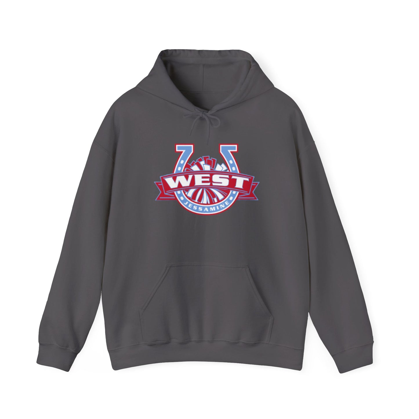 West Jessamine Horseshoe Logo w/ Pom - Cheerleading - Unisex Hoodie