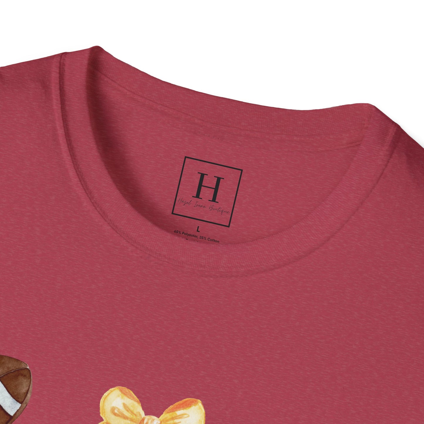 Bows & Football T-Shirt (Front Only)
