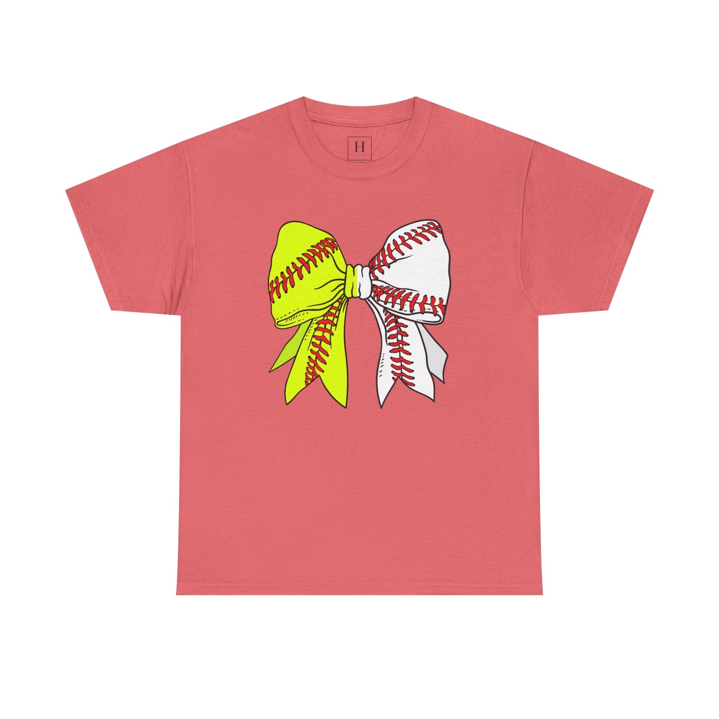 Softball Baseball Bow Unisex Tee - Sports Mama